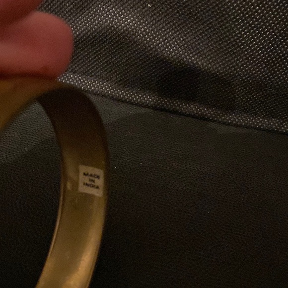 #2- Vintage from India solid Brass Bracelet Elephant Design 1980s - Picture 5 of 9